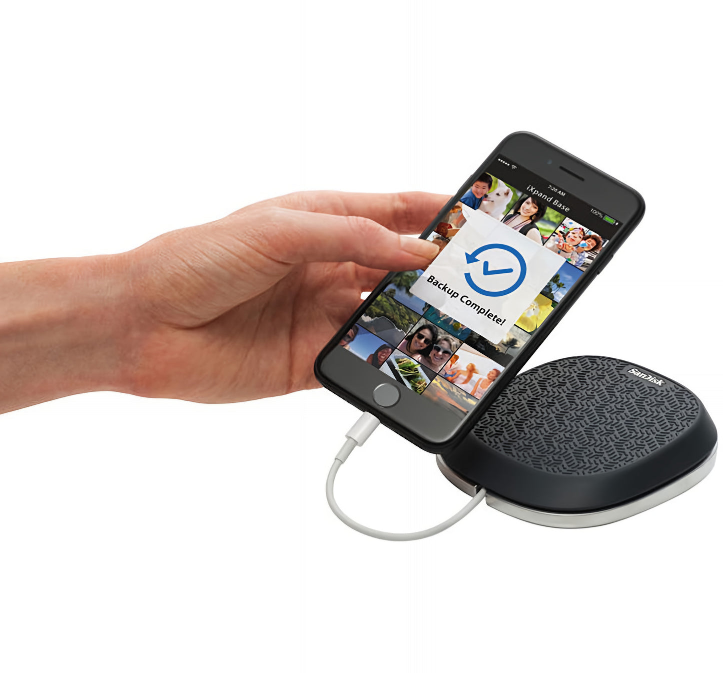 Externer Lightning-Speicher (Laden, Backup) SanDisk iXpand Base, 128Gb für Apple Lightning Series SDIB20N-128G-GN-9KE