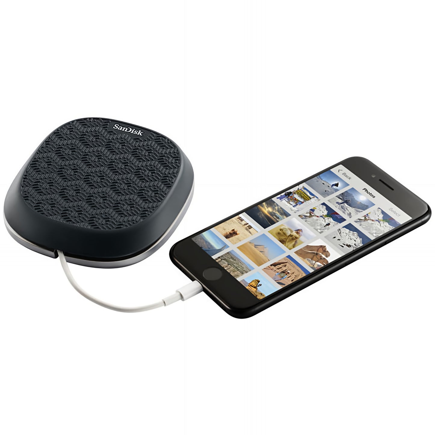 Externer Lightning-Speicher (Laden, Backup) SanDisk iXpand Base, 128Gb für Apple Lightning Series SDIB20N-128G-GN-9KE