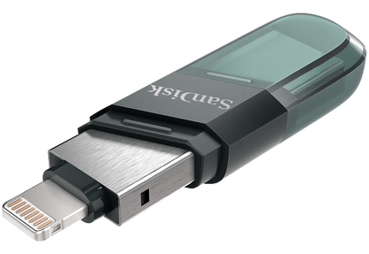 Externer Speicher USB-A 3.1 / Lightning SanDisk iXpand Flip, 256Gb SDIX90N-256G-GN6NE