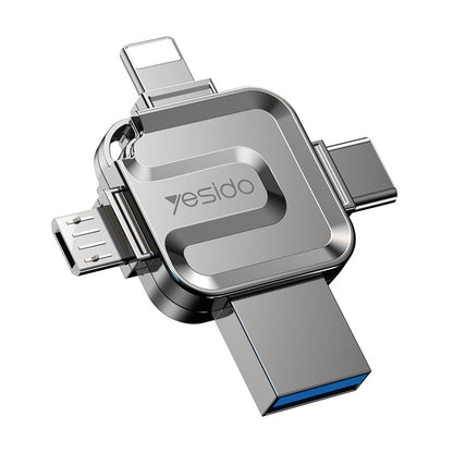 External Memory USB-A 3.0 / Lightning / USB-C / microUSB Yesido FL15, 16Gb