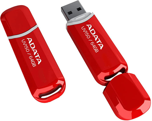 Externer USB-A 3.2 Speicher Adata UV150, 64Gb AUV150-64G-RRD