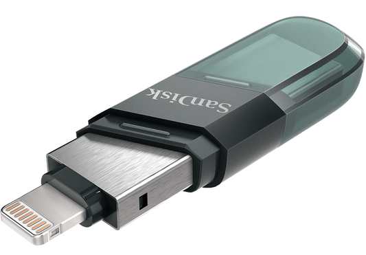 Externer Speicher USB-A 3.1 / Lightning SanDisk iXpand Flip, 64Gb SDIX90N-064G-GN6NN
