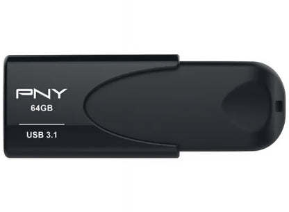 Externe Speicher USB-A 3.1 PNY Attache 4, 64Gb FD64GATT431KK-EF