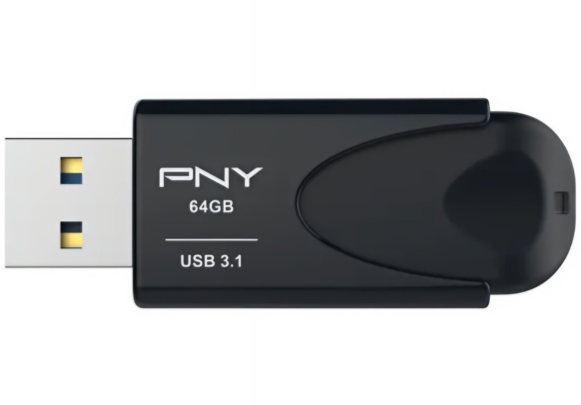 Externe Speicher USB-A 3.1 PNY Attache 4, 64Gb FD64GATT431KK-EF