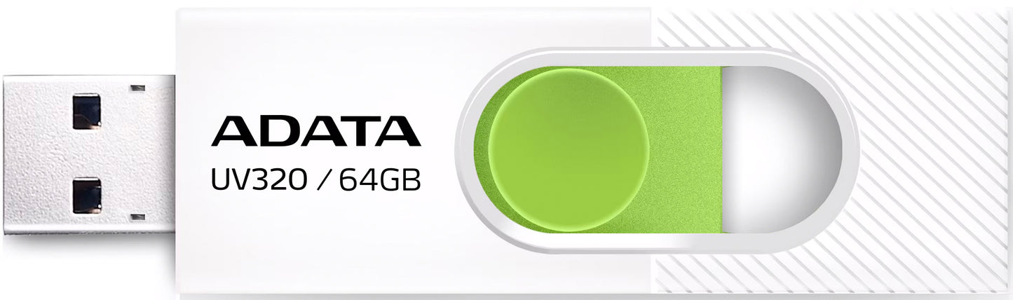 Externer Speicher USB-A 3.2 Adata UV320, 64Gb AUV320-64G-RWHGN