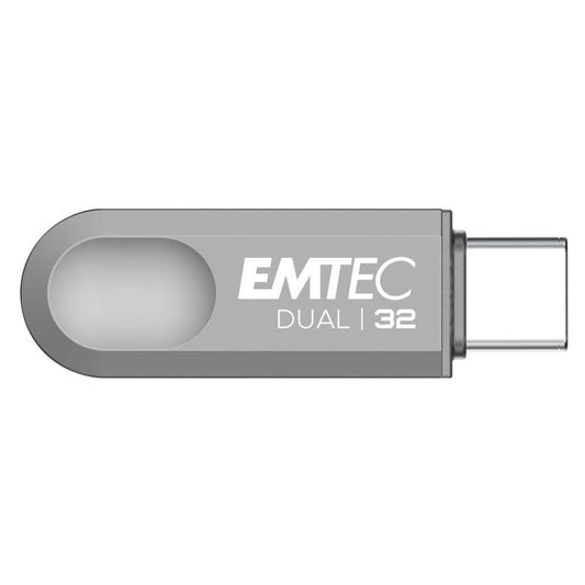 Externer Speicher USB-A 3.2 / USB-C Emtec D280 Dual, 32Gb ECMMD32GD28