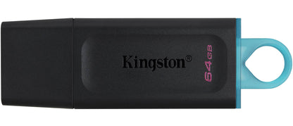 Kingston DT Exodia USB-A 3.2 Stick 64GB | Schwarz-Blau | Speicher