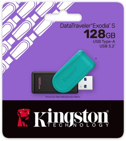 Externer USB-A 3.2 Speicher Kingston DT Exodia S, 128Gb DTXS/128GB
