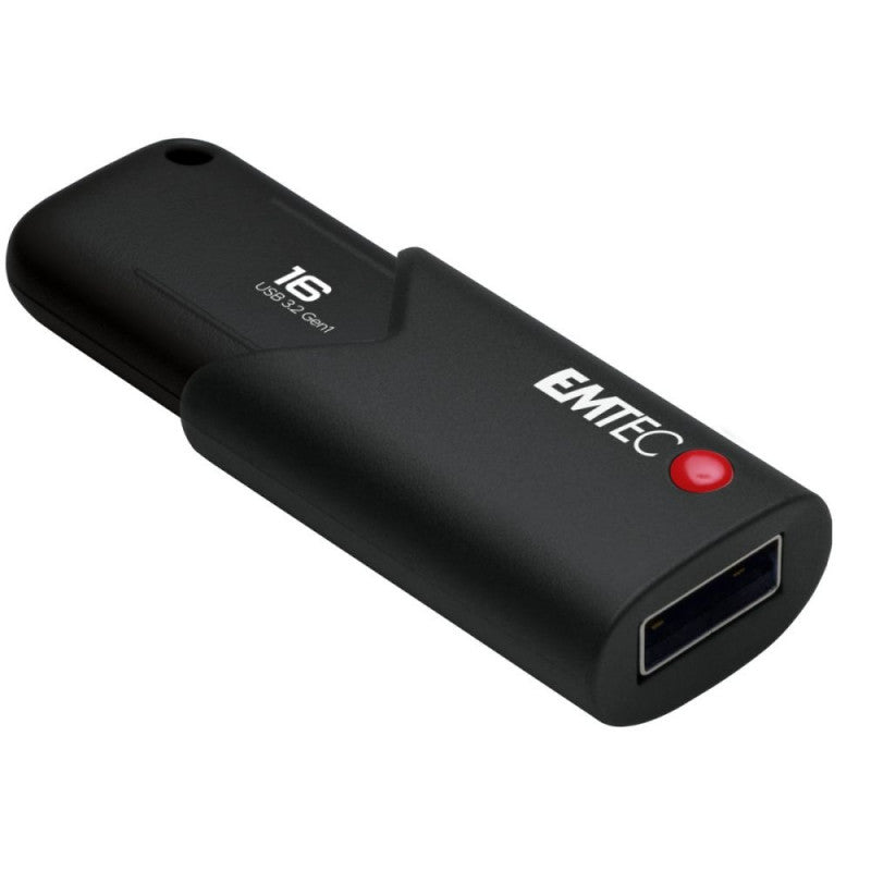 External USB-A 3.2 Emtec B120 Click Secure Memory, 16Gb ECMMD16GB123