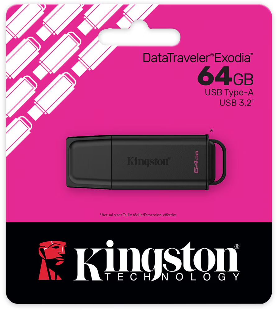 Externe Speicher USB-A 3.2 Kingston DT Exodia, 64GB DTXG2/64GB