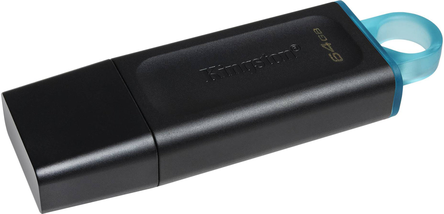 Kingston DT Exodia USB-A 3.2 Stick 64GB | Schwarz-Blau | Speicher