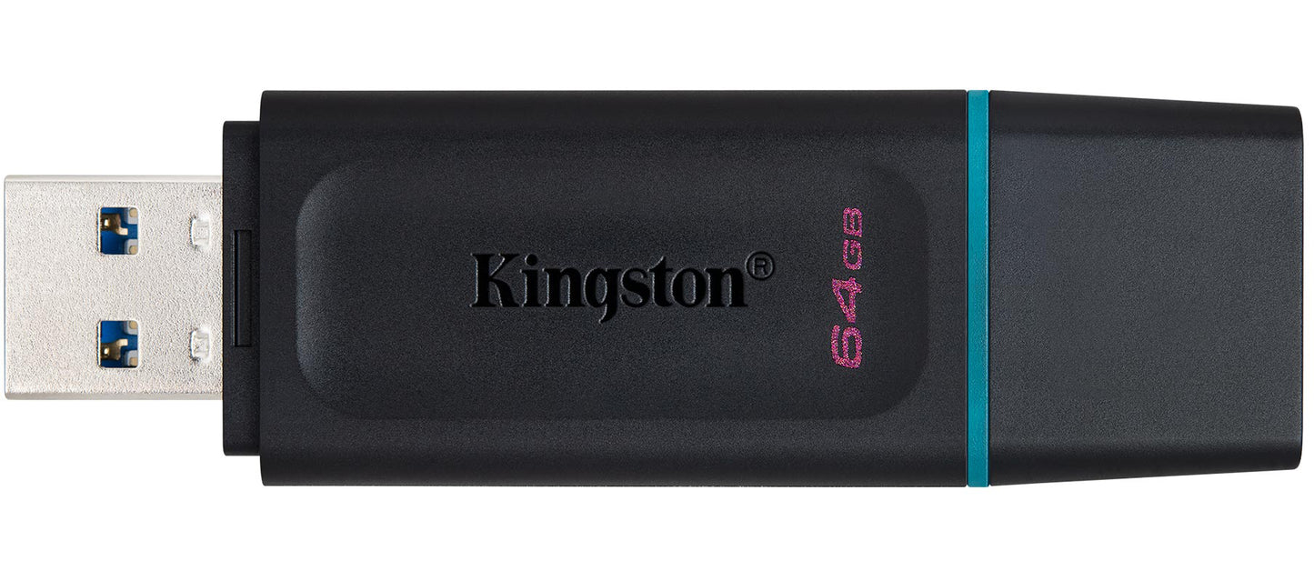 Kingston DT Exodia USB-A 3.2 Stick 64GB | Schwarz-Blau | Speicher
