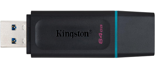 Kingston DT Exodia USB-A 3.2 Stick 64GB | Schwarz-Blau | Speicher