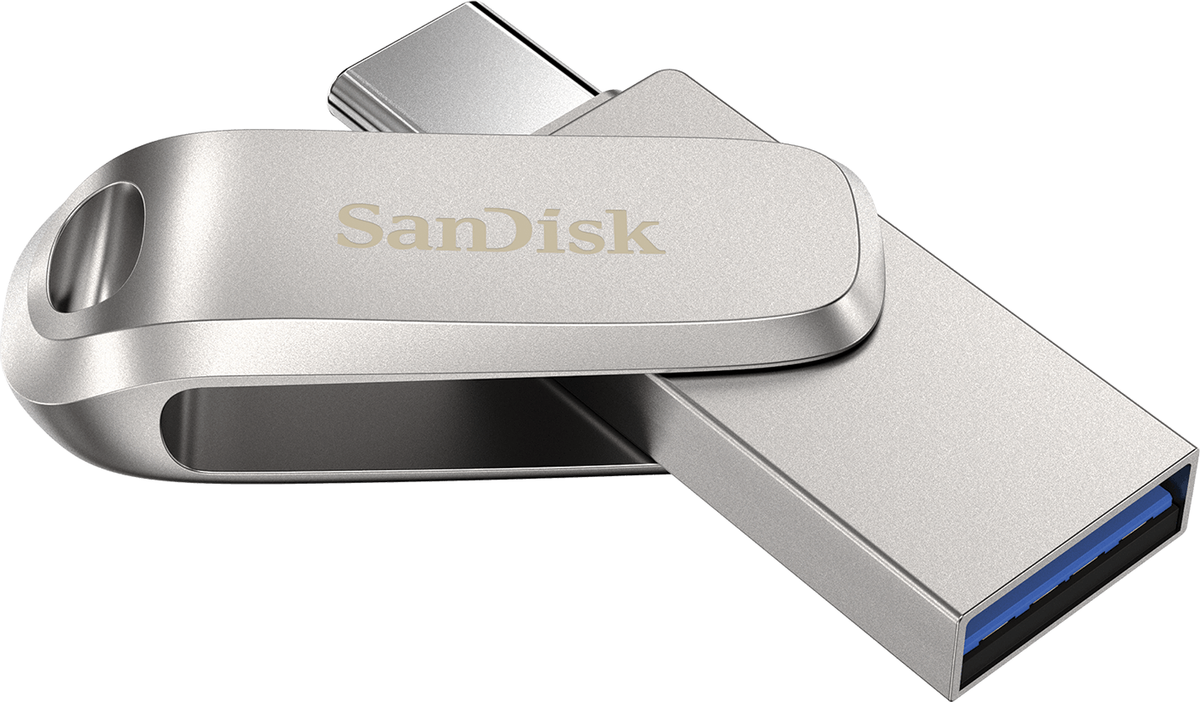 Externer Speicher USB-A 3.2 / USB-C SanDisk Ultra Luxe Dual Drive, 32Gb SDDDC4-032G-G46
