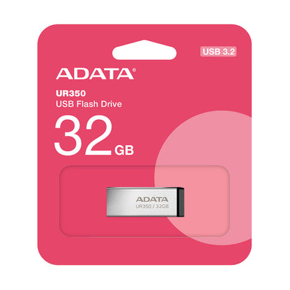 Adata UR350 USB-A 3.2 External Memory, 32GB UR350-32G-RSR/BK