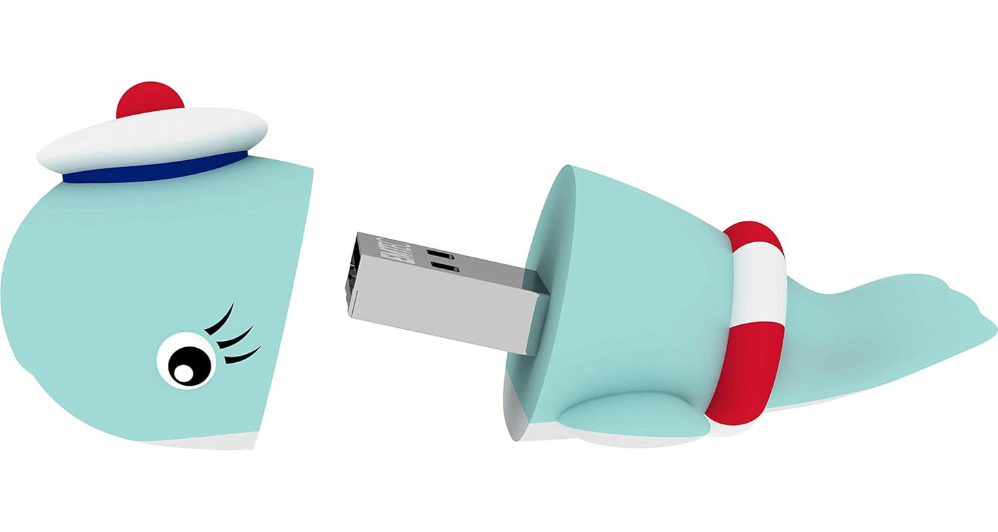 Externer USB-A Speicher Emtec M337 Whale, 16Gb ECMMD16GM337