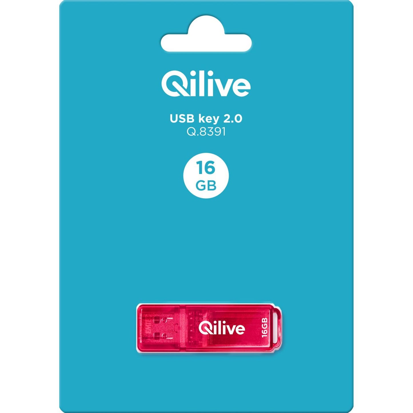 Externer USB-A Speicher Qilive Q.8391, 16GB EKMMD16GK102QL