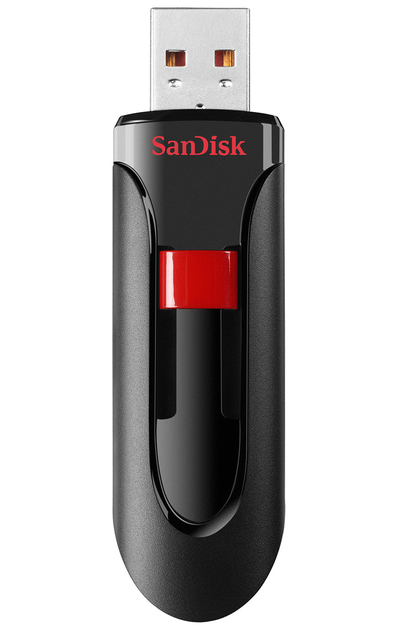 Externer USB-A Speicher SanDisk Cruzer Glide, 64Gb SDCZ60-064G-B35