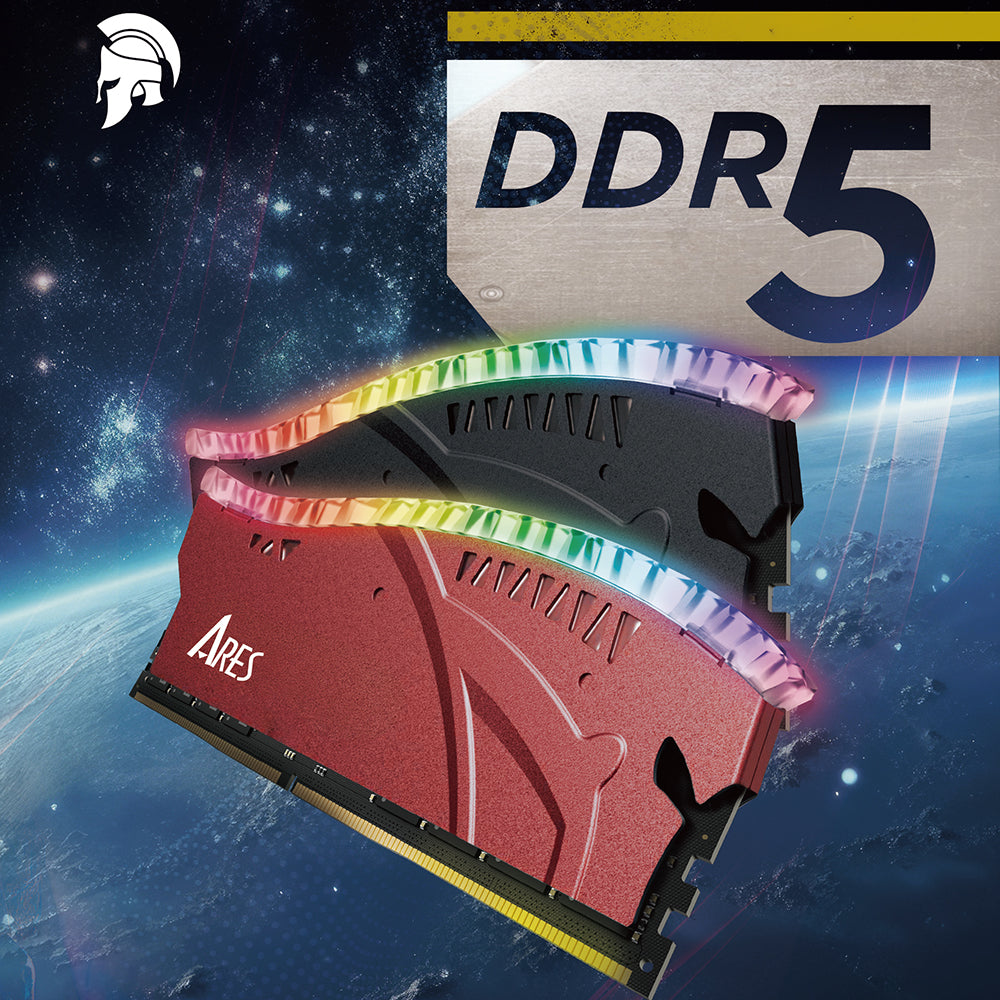 RAM-Speicher Dato Ares Armor Lite, DDR5, RGB, 16GB, 6000Mhz, Schwarz ARB16G5K60