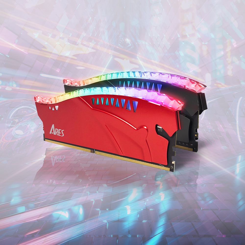 RAM-Speicher Dato Ares Armor Lite, DDR5, RGB, 16GB, 7200Mhz, Schwarz ARB16G5K72