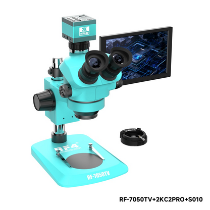 Mikroskop mit Monitor und Kamera RF4 RF-7050TV + 2KC2PRO + S010