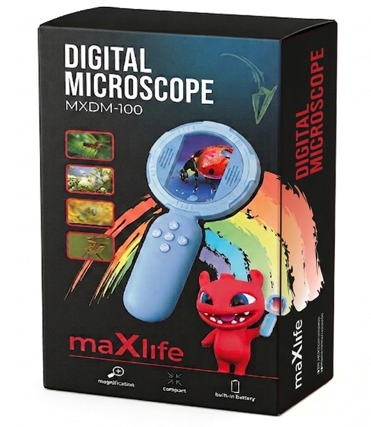 MaXlife MXDM-100 Mikroskop, Blau