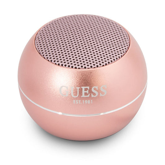 Tragbarer Bluetooth-Lautsprecher Guess, 3W, Rosa