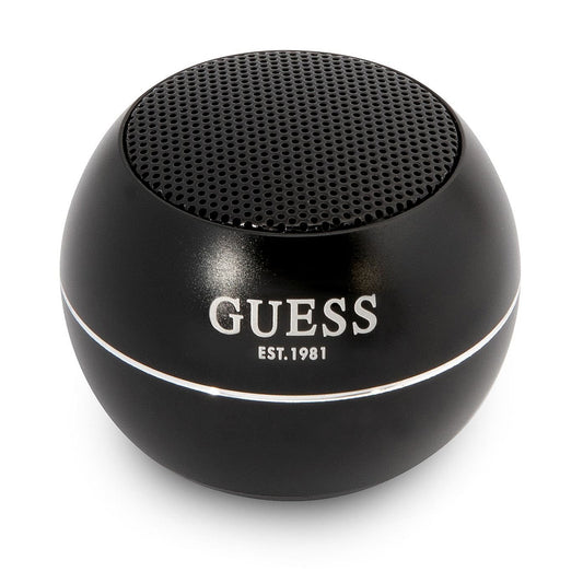 Tragbarer Bluetooth-Lautsprecher Guess, 3W, Schwarz
