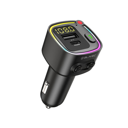 FM Bluetooth Modulator Blavec Flash TR-02, 1 x USB-A - 1 x USB-C