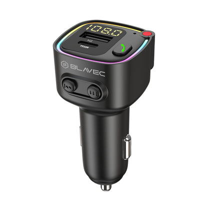 FM Bluetooth Modulator Blavec Flash TR-02, 1 x USB-A - 1 x USB-C