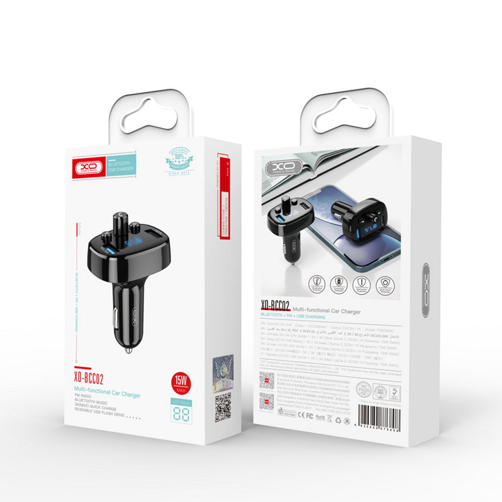 FM-Bluetooth-Modulator XO Design BCC02, 2 x USB-A