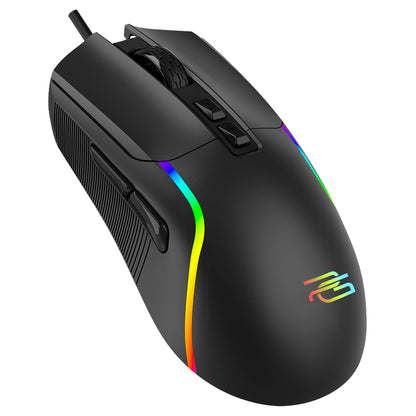 Proove Assembler Wired USB Gaming Mouse, RGB, 12400DPI, Black CMAS00000101