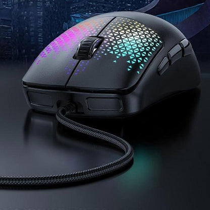 Gaming-Maus Wired USB Yesido KB32, RGB, 7200DPI, Schwarz