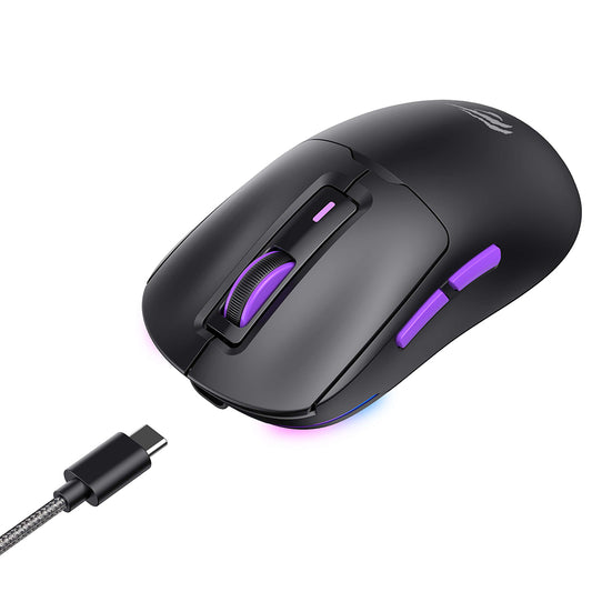 Gaming-Maus Wireless HAVIT MS969WB, RGB, 1000DPI - 16000DPI, Schwarz
