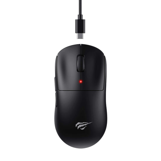 Gaming-Maus Wireless HAVIT MS970WB Pro, 800DPI - 12000DPI, BT / Wi-Fi / Kabelgebunden, Schwarz