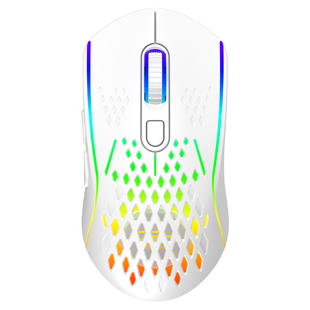 Proove Buzz Wireless Gaming Mouse, RGB, 800DPI - 4800DPI, White WMBU00022402