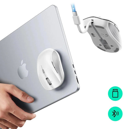 Wireless-Maus ESR MagMouse, 800DPI - 4800DPI, Weiß