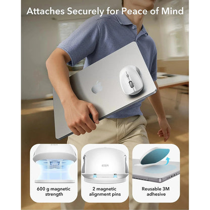 Wireless-Maus ESR MagMouse, 800DPI - 4800DPI, Weiß