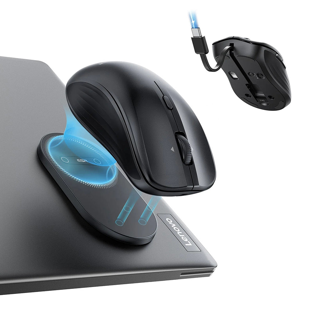 Wireless-Maus ESR MagMouse, 800DPI - 4800DPI, Schwarz