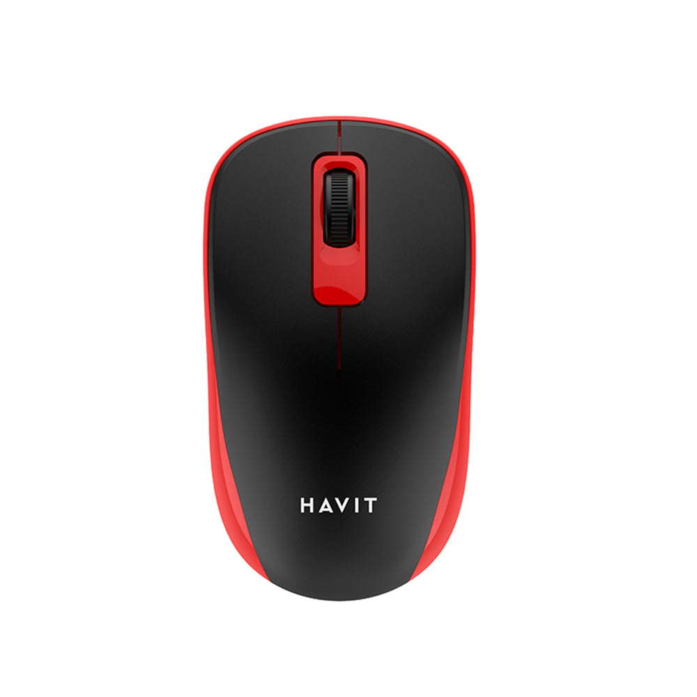 Kabellose Maus HAVIT MS626GT, 1200DPI, Schwarz Rot