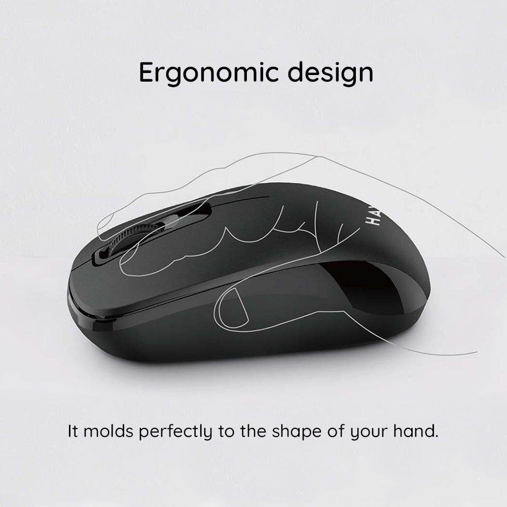 Kabellose Maus HAVIT MS626GT, 1200DPI, Schwarz Rot