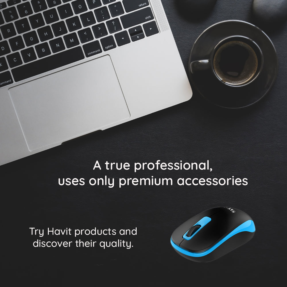 Kabellose Maus HAVIT MS626GT, 1200DPI, Schwarz Rot