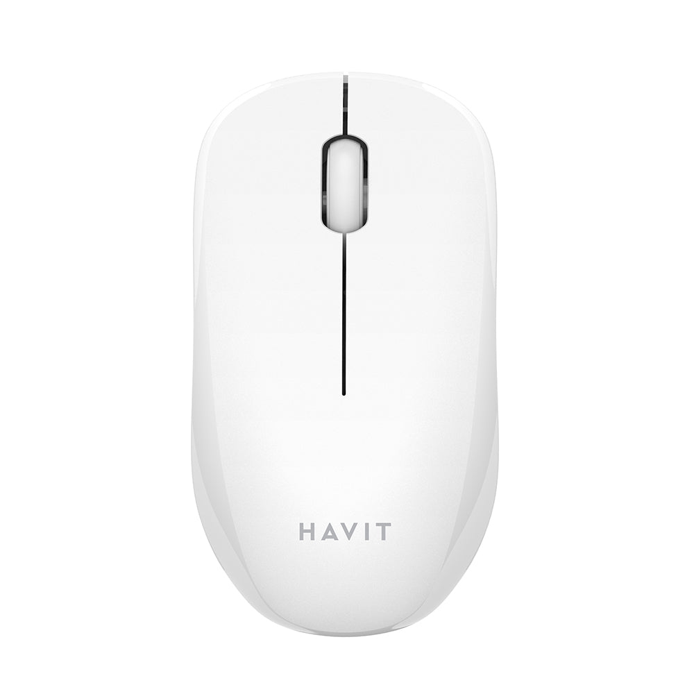 HAVIT MS66GT Wireless Mouse, 1200DPI, White Blue