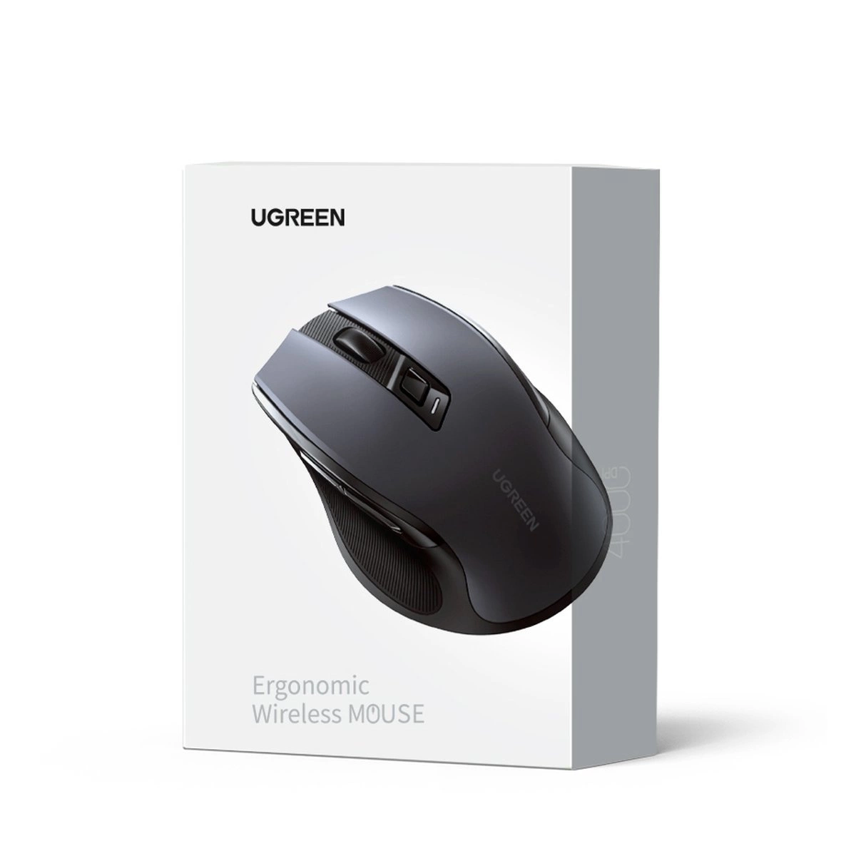 Wireless-Maus UGREEN MU006 (90855), 4000DPI, BT / Wi-Fi, Grau