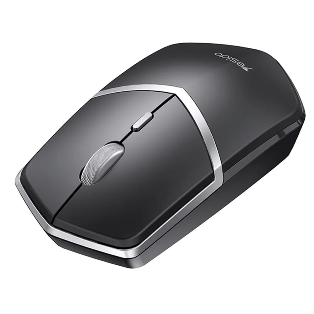 Mouse Wireless Yesido KB16, 1600DPI, Schwarz