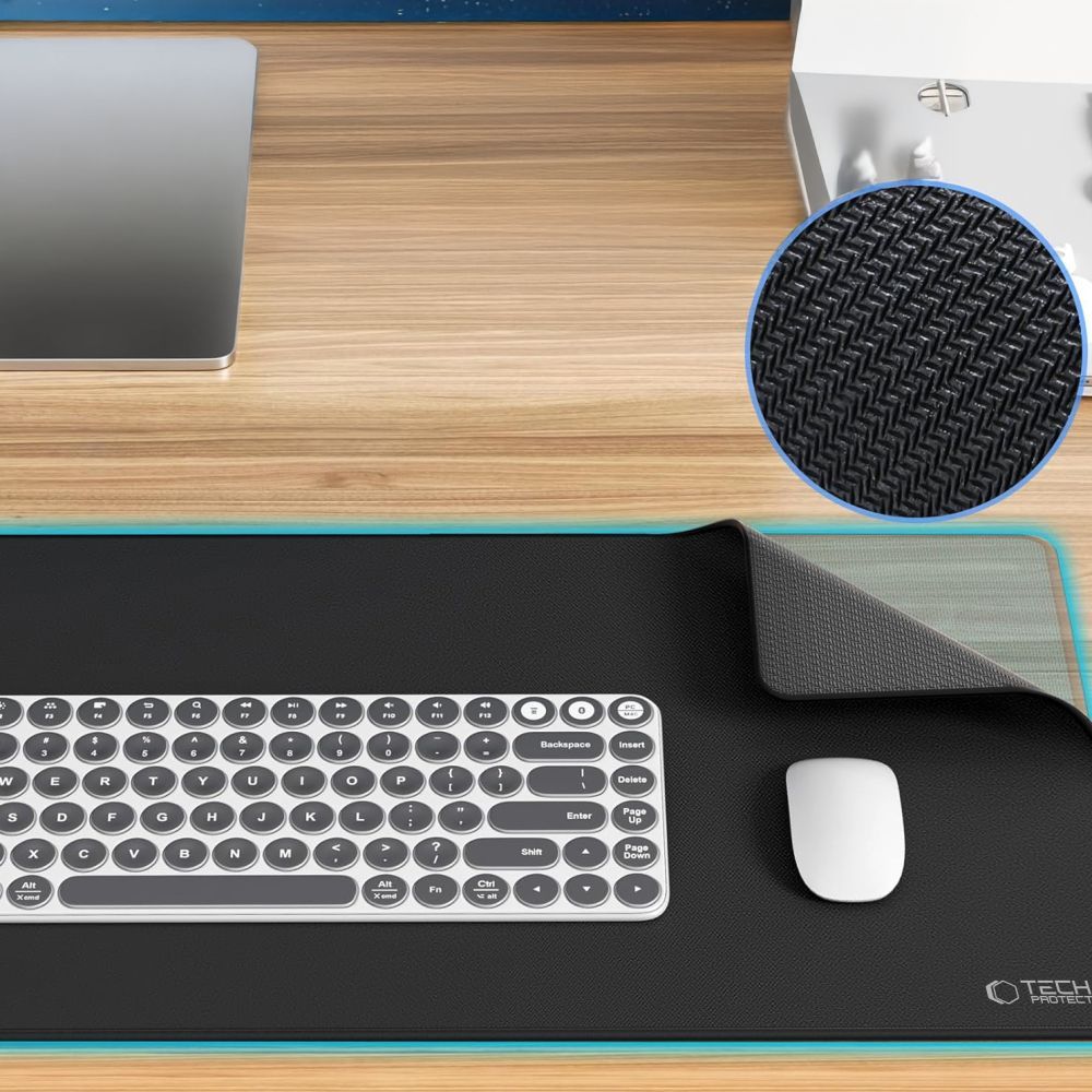 MousePad Tech-Protect A100, 100mm x 500mm, Schwarz