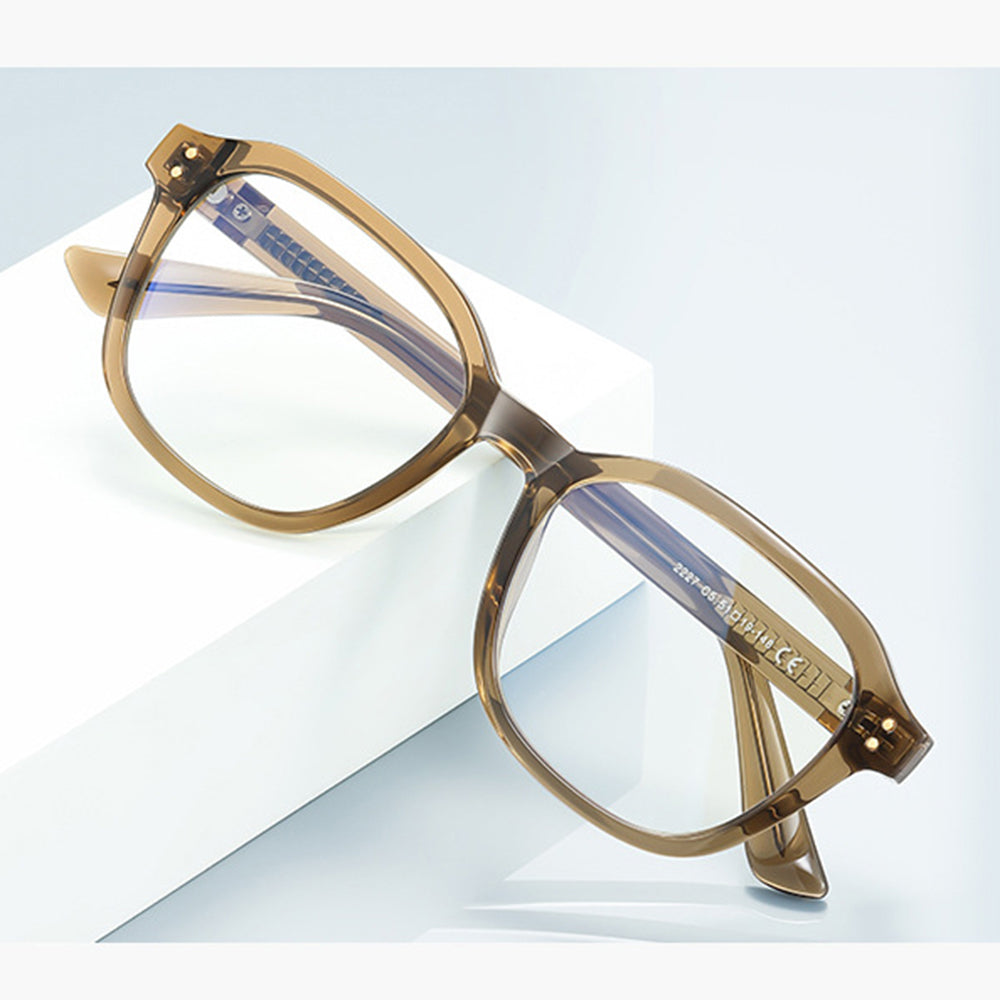 Computerbrille für Männer Techsuit 2227, Anti-Blue Light, Grau