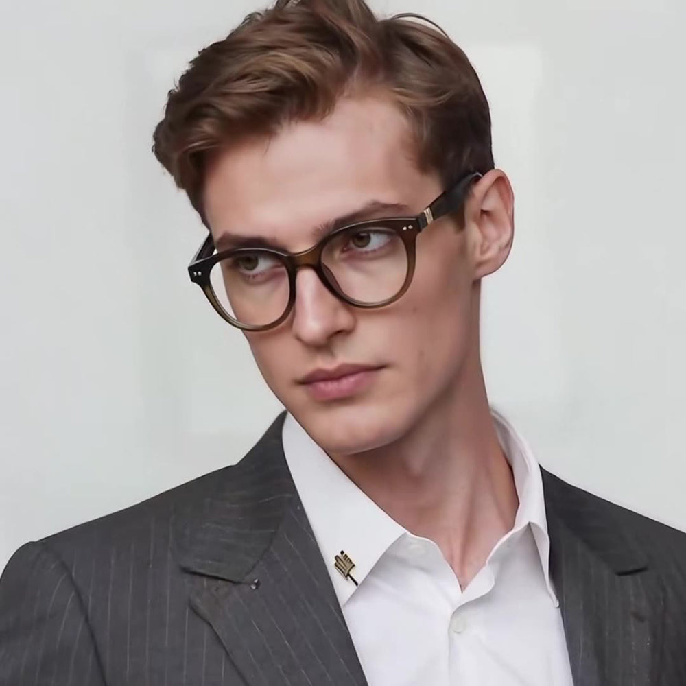 Computerbrille für Männer Techsuit 2231, Anti-Blue Light, Grün