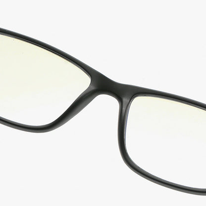 Techsuit Herren Computerbrille F2388, Anti-Blaues Licht, Schwarz Grün