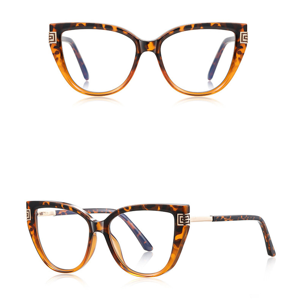 Damen Computerbrille Techsuit 2259, Anti-Blau-Licht, Braun